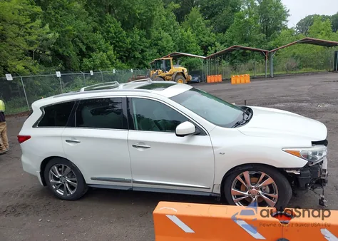 2015 Infiniti Qx60 из США, поврежденный, VIN 5N1AL0MN4FC543579